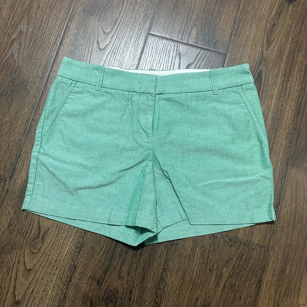 Women’s J. Crew Light Green Casual Shorts - Size 10